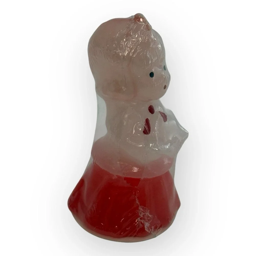 Christopher Radko Vermont Country‎ Store Girl Caroler Christmas Candle 3.5